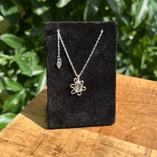 Load image into Gallery viewer, Turquoise & Labradorite Reversible Squiggle Pendant