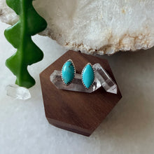 Load image into Gallery viewer, Marquise Turquoise Sleeper Studs