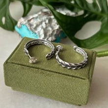 Load image into Gallery viewer, Hidden Flower Hoops
