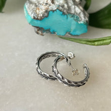 Load image into Gallery viewer, Hidden Flower Hoops
