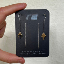 Load image into Gallery viewer, Sterling &amp; Bronze Spike Earring Threaders
