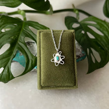 Load image into Gallery viewer, Turquoise &amp; Labradorite Reversible Squiggle Pendant
