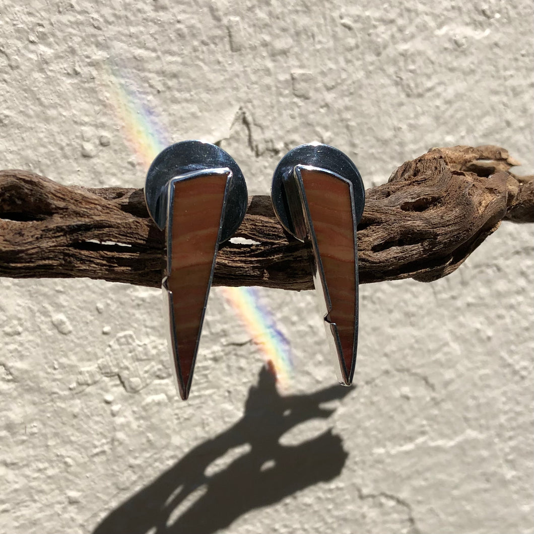 Polychrome Jasper Post Earrings