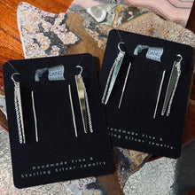 Load image into Gallery viewer, Chain &amp; 14k Spike Earring Threaders
