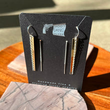 Load image into Gallery viewer, Chain &amp; 14k Spike Earring Threaders
