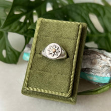 Load image into Gallery viewer, 24k Sunburst Signet
