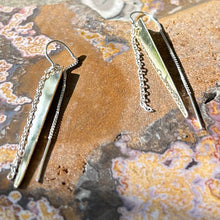 Load image into Gallery viewer, Chain &amp; 14k Spike Earring Threaders
