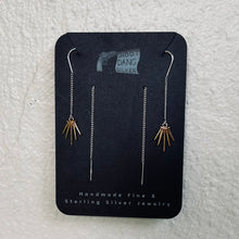 Load image into Gallery viewer, Sterling &amp; Bronze Spike Earring Threaders
