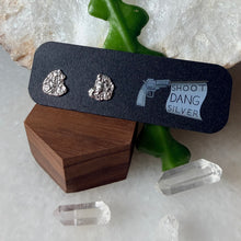 Load image into Gallery viewer, Silver Splat Studs (Small)
