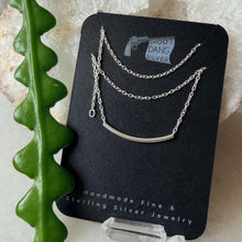 Load image into Gallery viewer, Sterling Silver Tube Pendant
