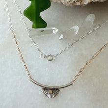 Load image into Gallery viewer, 14k &amp; Sterling Sunburst Pendant
