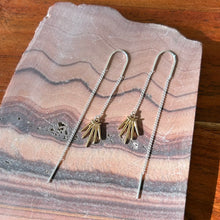 Load image into Gallery viewer, Sterling &amp; Bronze Spike Earring Threaders
