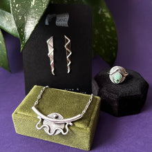 Load image into Gallery viewer, Silver Solar Eclipse Pendant
