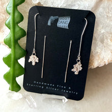 Load image into Gallery viewer, Silver Splat Threaders
