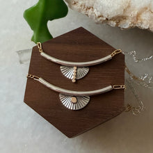 Load image into Gallery viewer, 14k &amp; Sterling Sunburst Pendant
