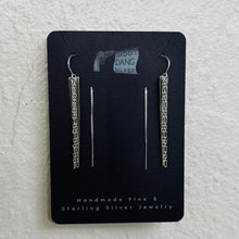 Load image into Gallery viewer, Chain &amp; Spike Silver Earring Threaders
