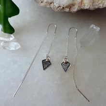 Load image into Gallery viewer, 24k &amp; Sterling Stamped Threaders
