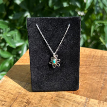 Load image into Gallery viewer, Turquoise &amp; Labradorite Reversible Squiggle Pendant
