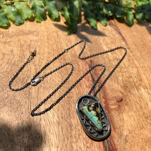 Load image into Gallery viewer, Squiggle 〰️ Turquoise Pendant
