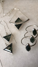 Load image into Gallery viewer, Moss Agate Earring Threaders
