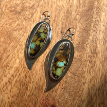 Load image into Gallery viewer, Turquoise Petal Earrings
