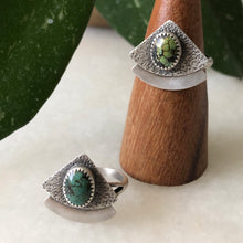 Load image into Gallery viewer, Turquoise Deco Rings
