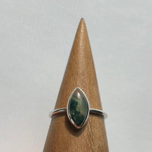 Load image into Gallery viewer, Marquise Moss Agate Ring
