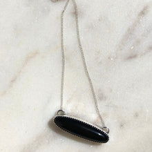 Load image into Gallery viewer, Black Onyx Floral Pendant
