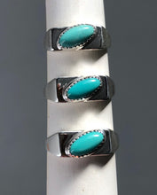 Load image into Gallery viewer, Kingman Turquoise Signet Ring
