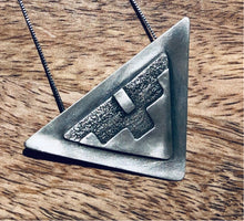 Load image into Gallery viewer, Sterling Silver Triangle Pendant
