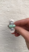 Load image into Gallery viewer, Turquoise &amp; Circles Ring
