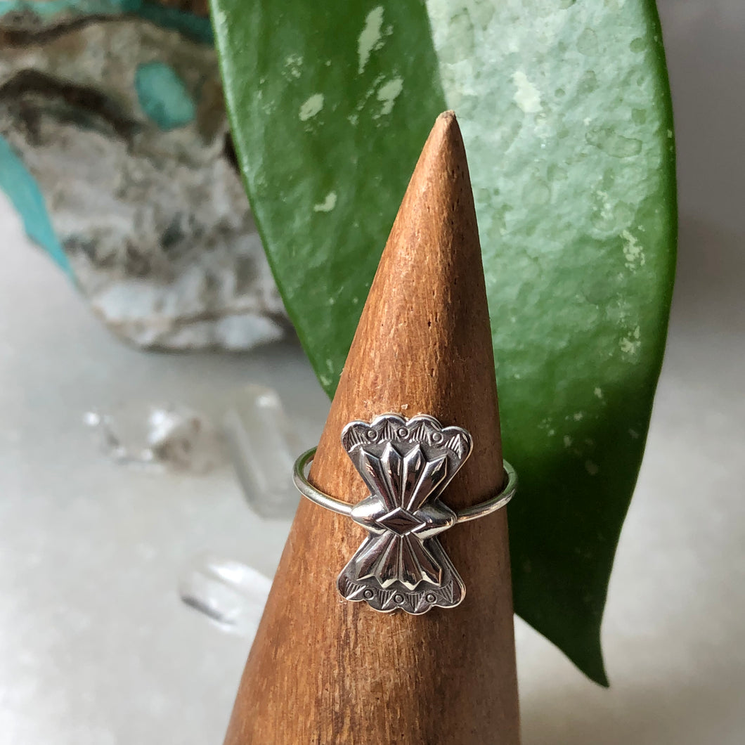Sterling Concho Ring